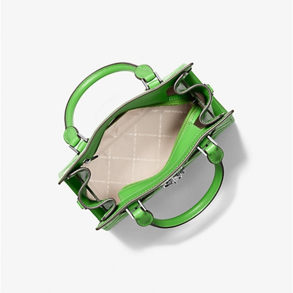 Green Zebra Print Women´s Bag